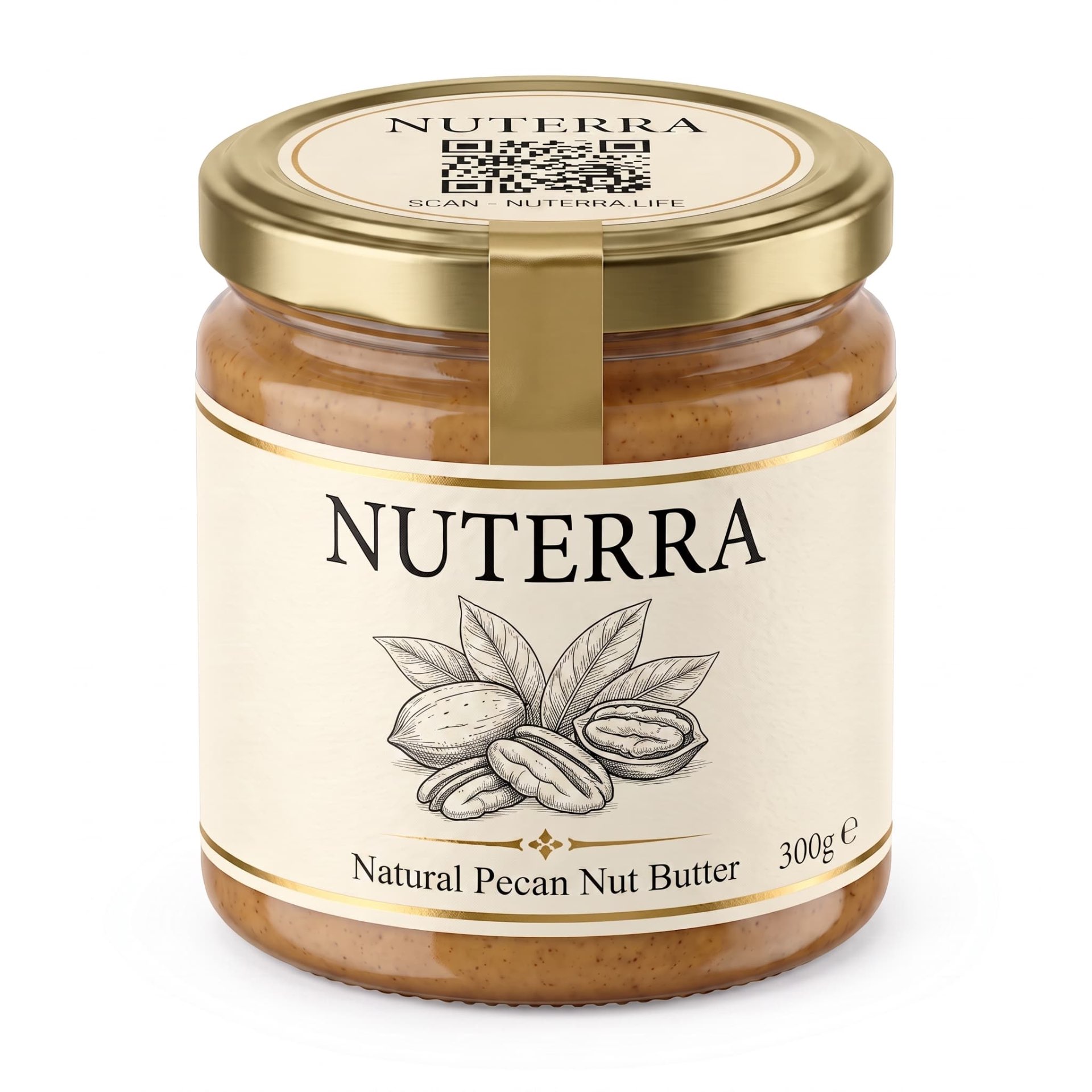 NUTERRA Smooth Pecan 300g nut butter