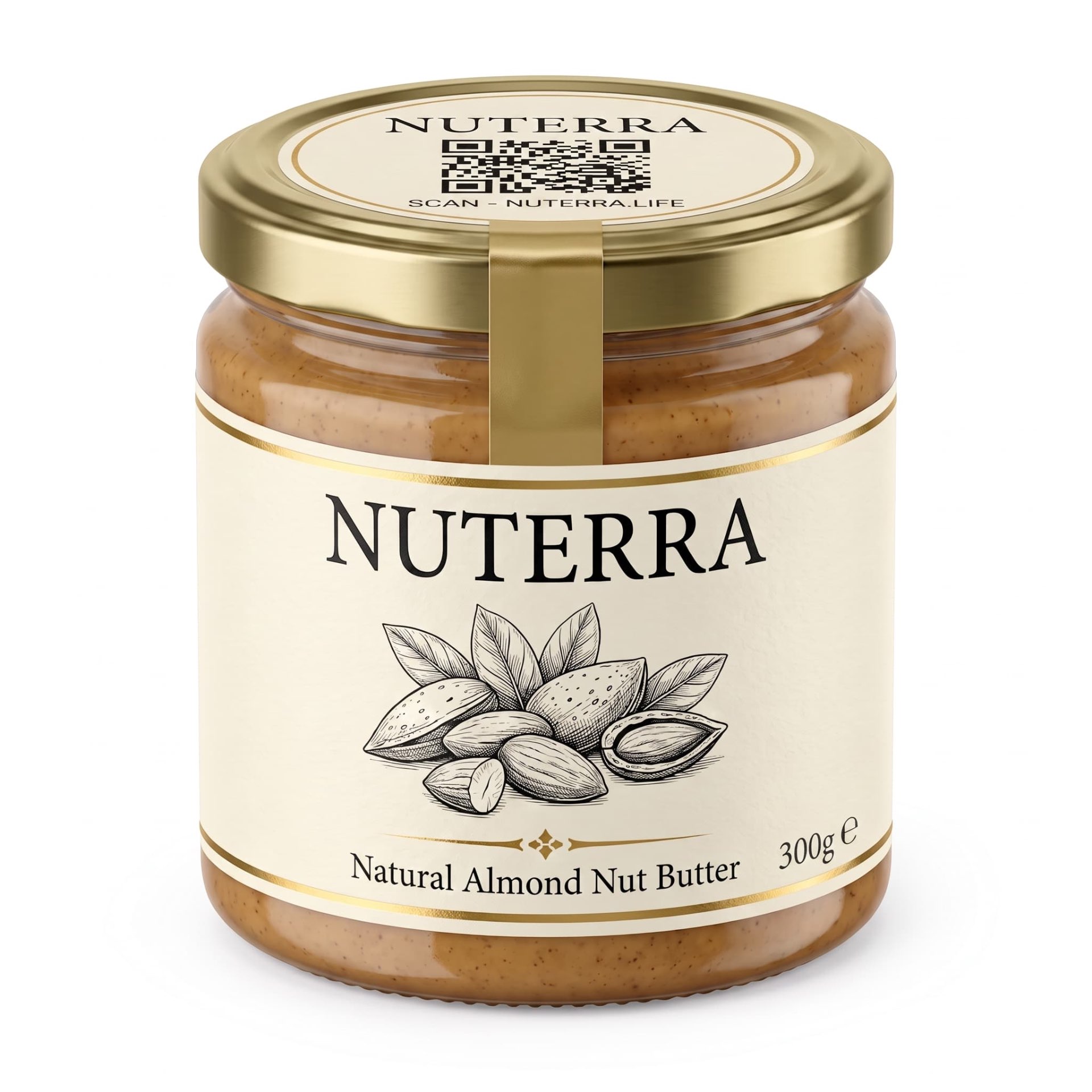 NUTERRA Smooth Almond 300g nut butter